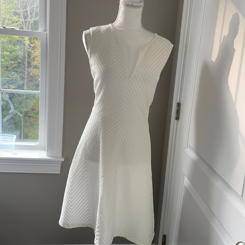 Tory Burch Cream Midi Dress